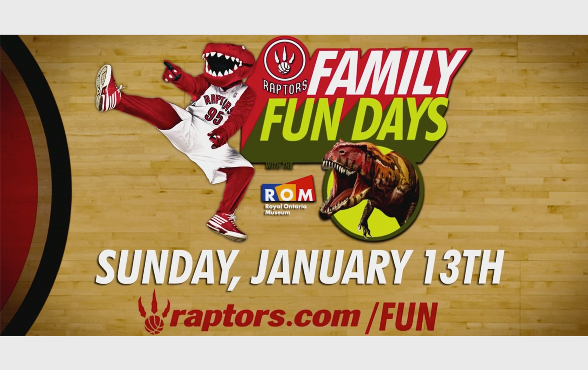 TORONTO RAPTORS – ‘Family Fun day’ 